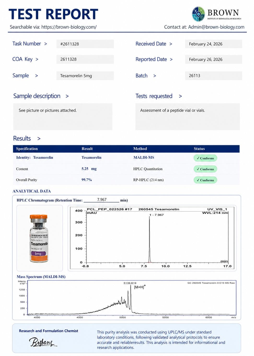 Tesamorelin (10mg) - Image 2