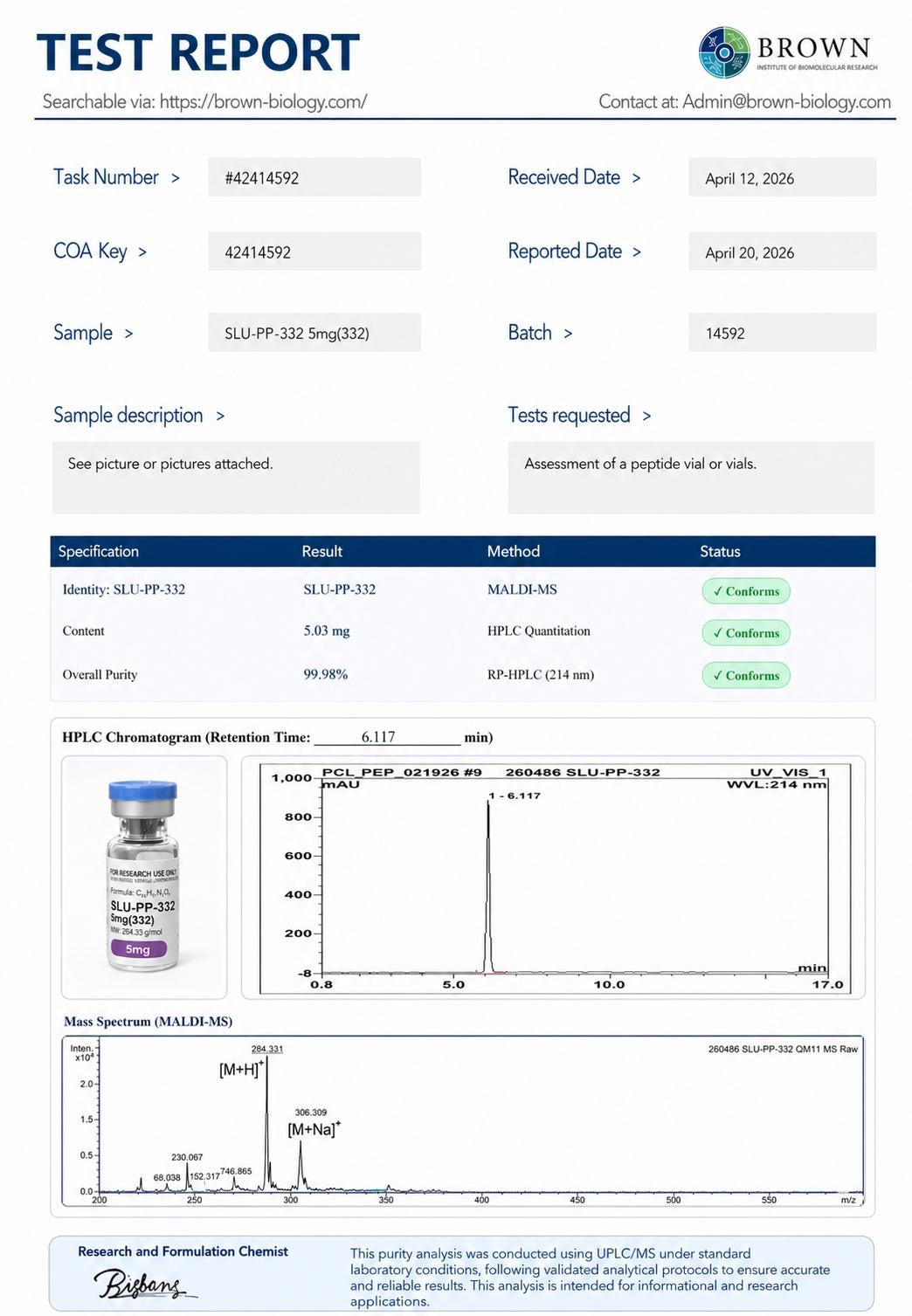 SLU-PP-332 (5mg) - Image 2