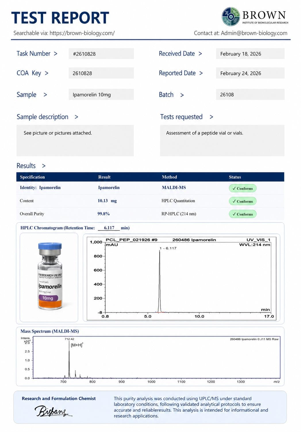 Ipamorelin (10mg) - Image 2