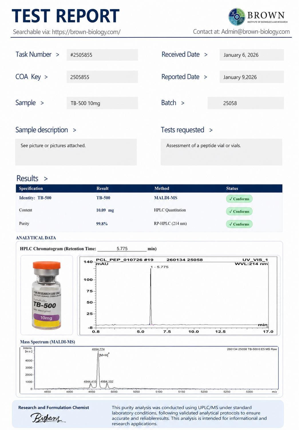 TB 500 (10mg) - Image 2